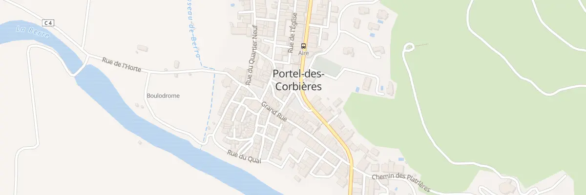 Plan du 1 Pl de l’Aire à Portel-des-Corbières