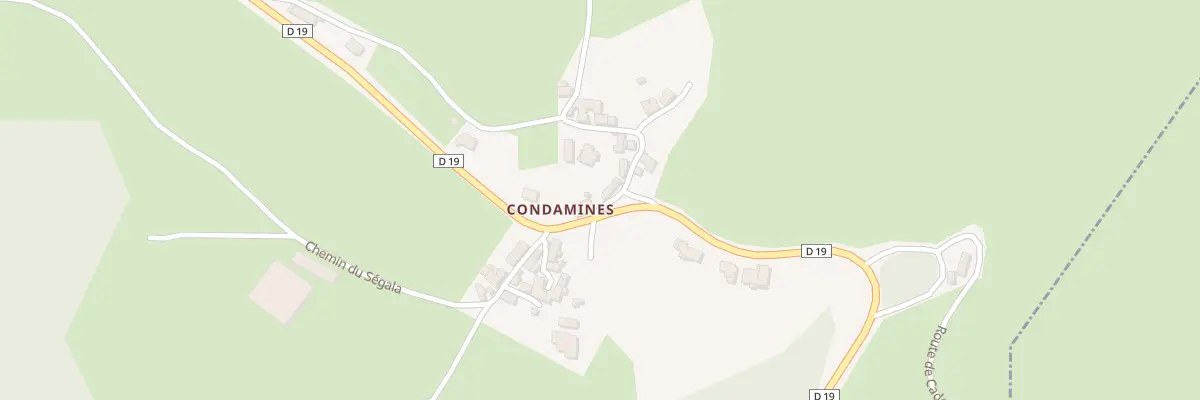 Plan du 9 Rue de la Vieille Ecole à Castelnau-de-Mandailles