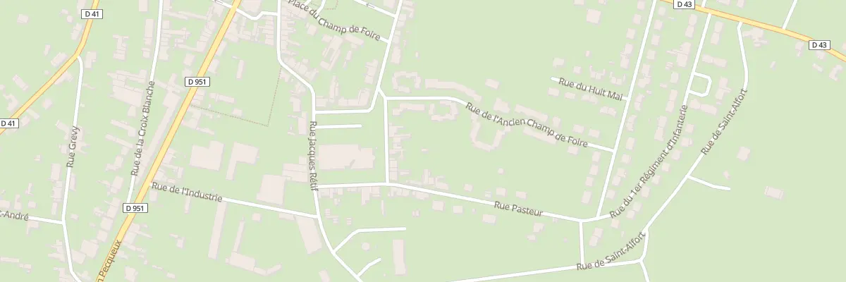 Plan du 13 Pl du Champ du Puits à Sancoins
