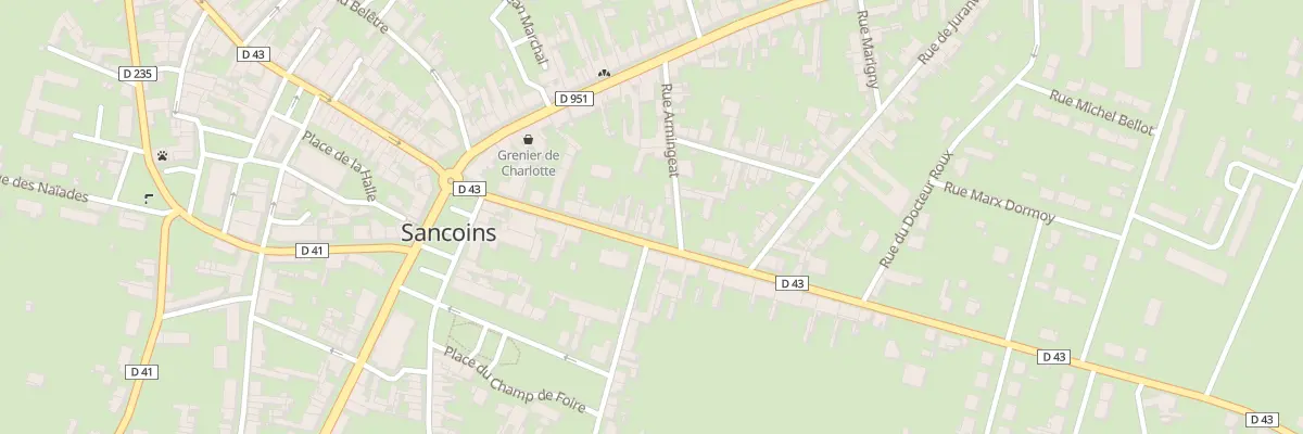 Plan du 19 Rue Marguerite-audoux à Sancoins