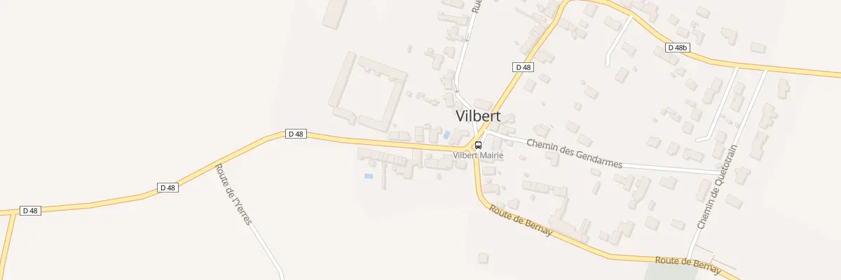 Plan du 4 Rte de Chaumes à Bernay-Vilbert