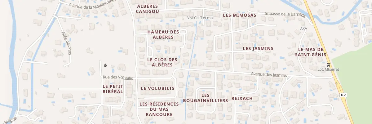 Plan du 2 Pl des Albères à Saint-Génis-des-Fontaines