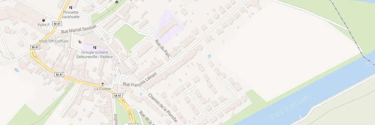 Plan du 26 Rue François Liénart à Don