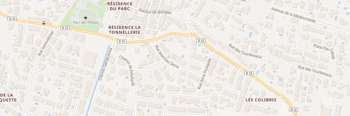 Plan du 9 Rue Marceau Serra à Pia
