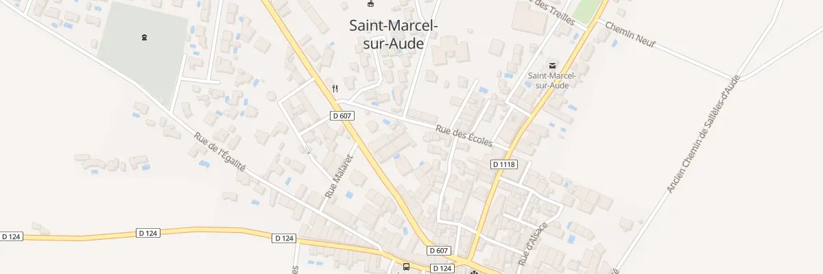 Plan du 8 Rue des Ecoles à Saint-Marcel-sur-Aude