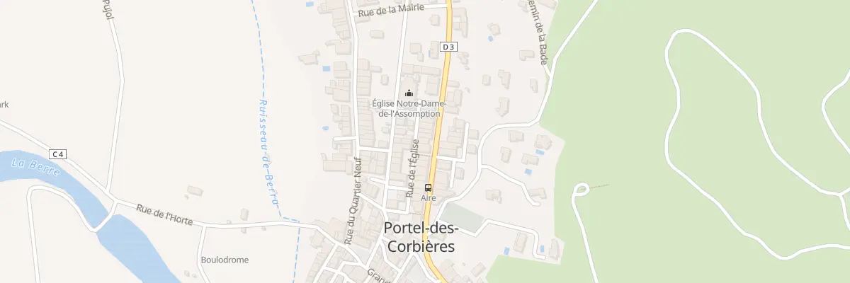 Plan du 44 Av des Corbières à Portel-des-Corbières