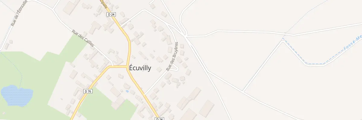 Plan du 16 Rue des Bruyères à Écuvilly