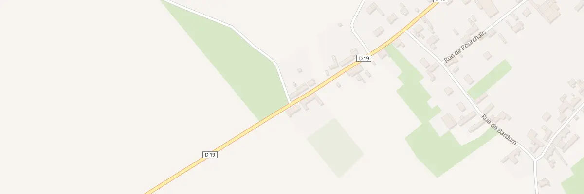 Plan du 2 Rue de l’Abbaye à Rocquigny