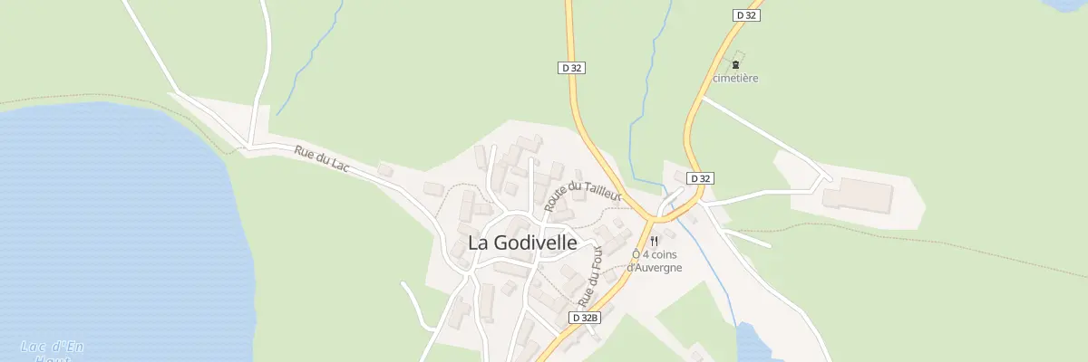 Plan du 5068 Le Bourg à La Godivelle