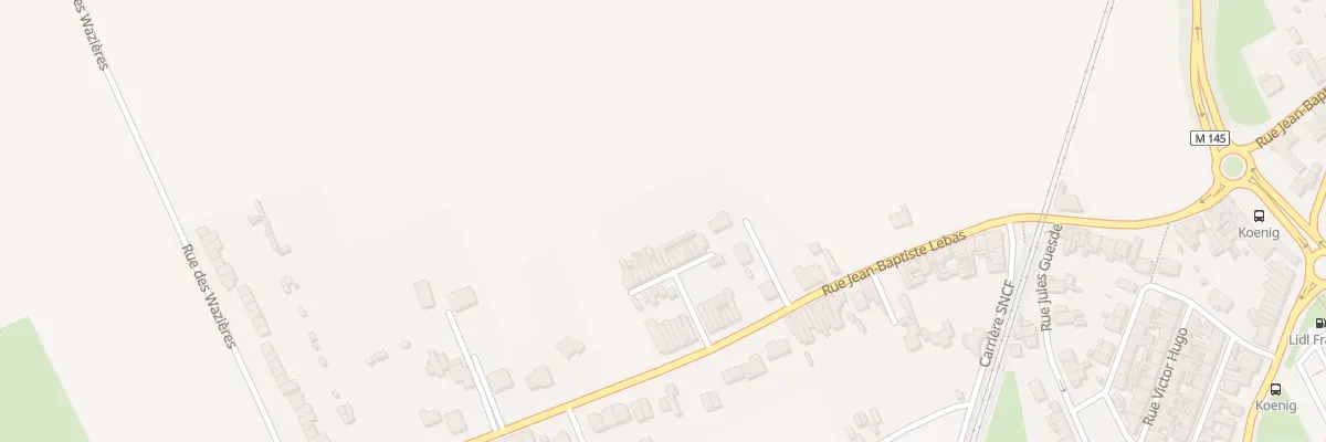 Plan du 10 Rue des Mineurs à Wavrin