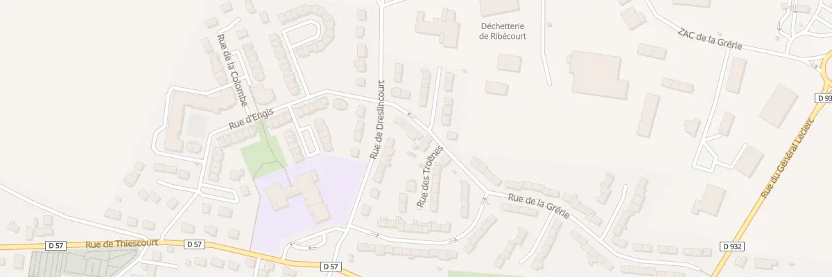 Plan du 44 Rue de la Grérie à Ribécourt-Dreslincourt