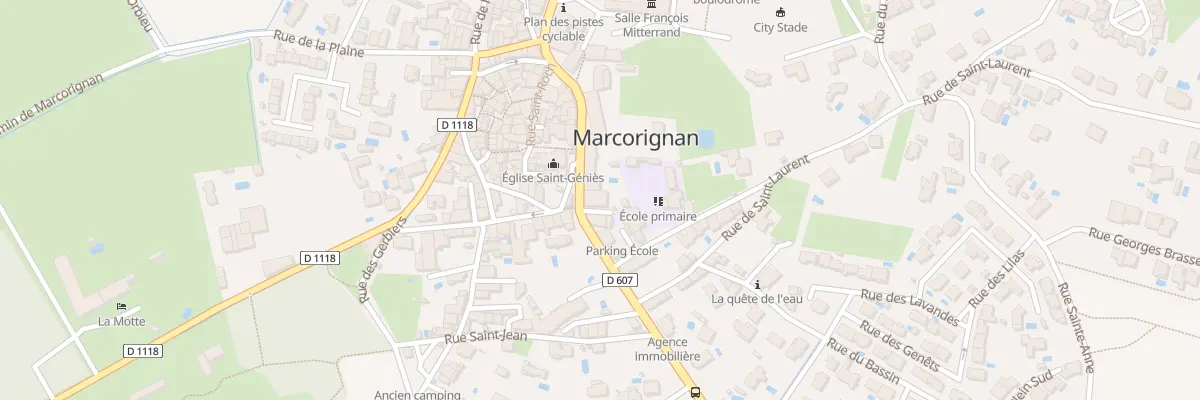 Plan du 15B Av de Narbonne à Marcorignan
