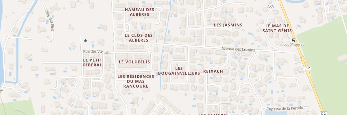 Plan du 42 Rue Aristide Maillol à Saint-Génis-des-Fontaines