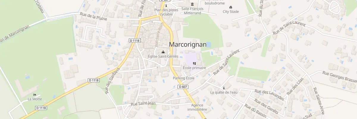 Plan du 13 Av de Narbonne à Marcorignan