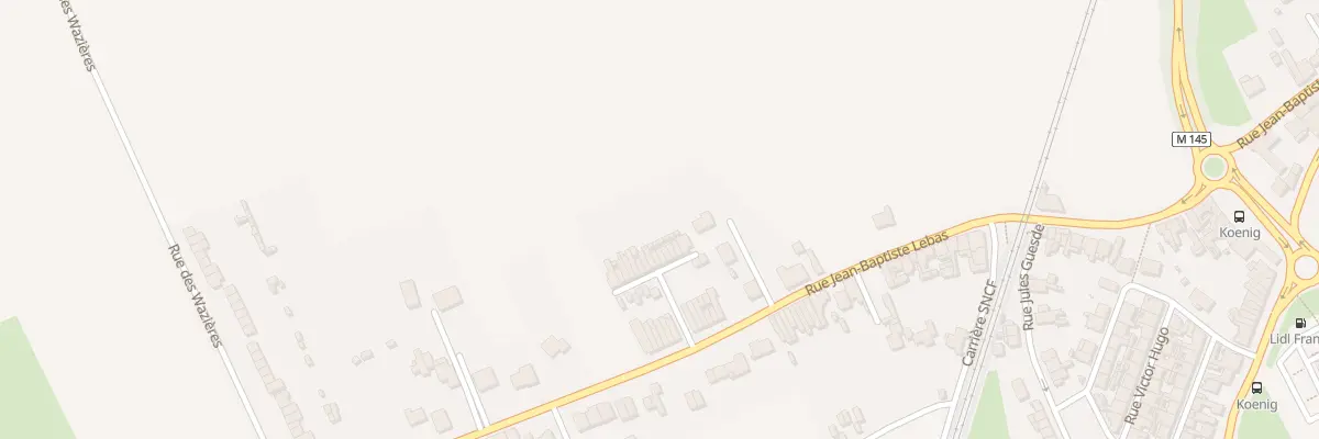 Plan du 12 Rue des Mineurs à Wavrin