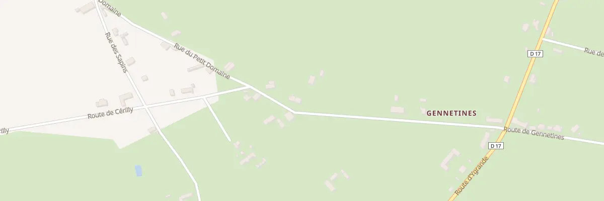 Plan du 27 Rte de Gennetines à Saint-Plaisir