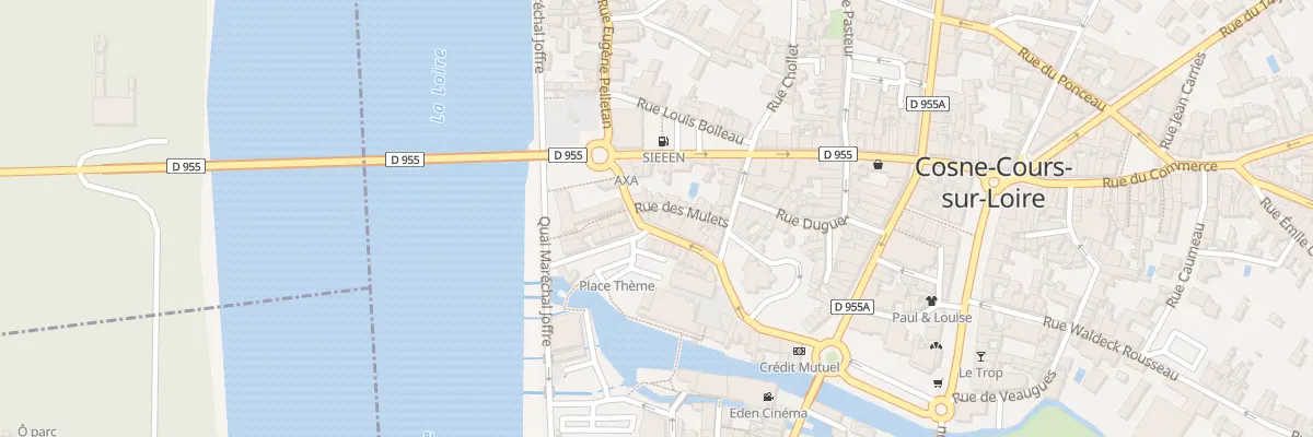 Plan du 26 Rue Alphonse Baudin à Cosne-Cours-sur-Loire