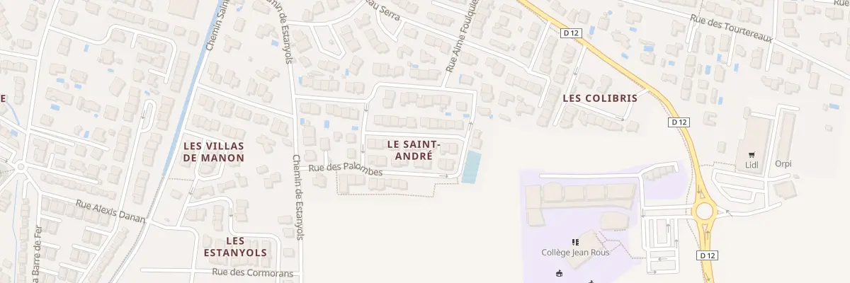 Plan du 7 Rue des Alouettes à Pia