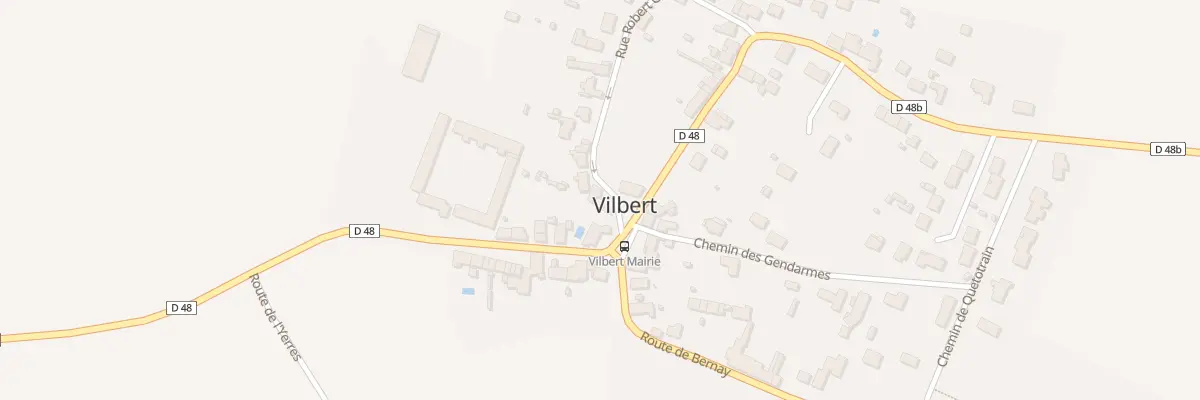 Plan du 1 Rue Robert Gouby à Bernay-Vilbert