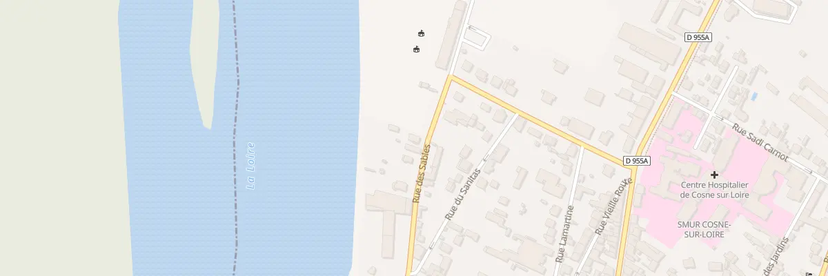 Plan du 7 Rue des Sables à Cosne-Cours-sur-Loire