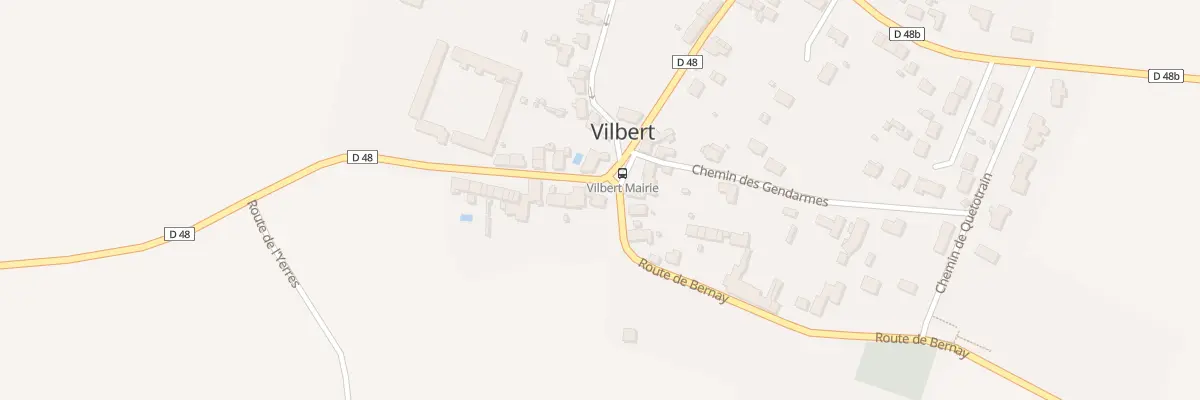 Plan du 1 Rte de Chaumes à Bernay-Vilbert