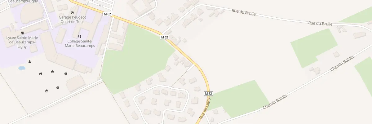 Plan du 11 Rue de Ligny à Beaucamps-Ligny