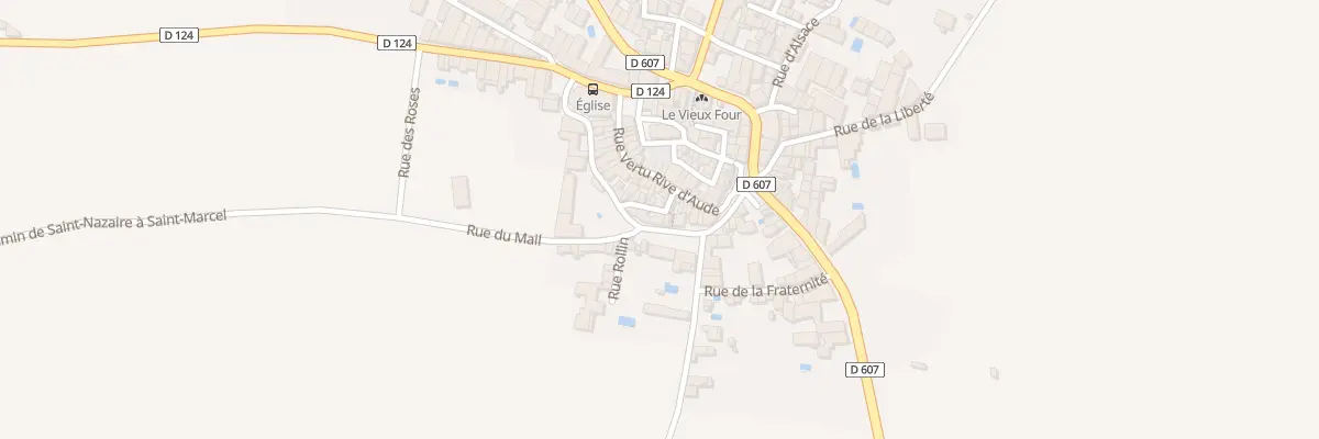 Plan du 7 Rue du Mail à Saint-Marcel-sur-Aude