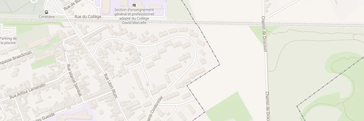 Plan du 6 Rue Cordonnier à Billy-Montigny