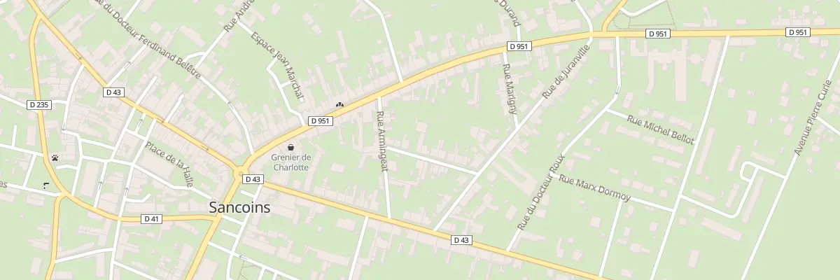 Plan du 7 Rue Anatole à Sancoins