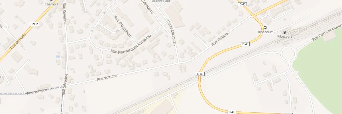Plan du 248 Rue Voltaire à Ribécourt-Dreslincourt