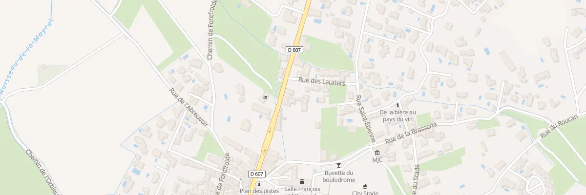 Plan du 20 Av de Saint Pons à Marcorignan