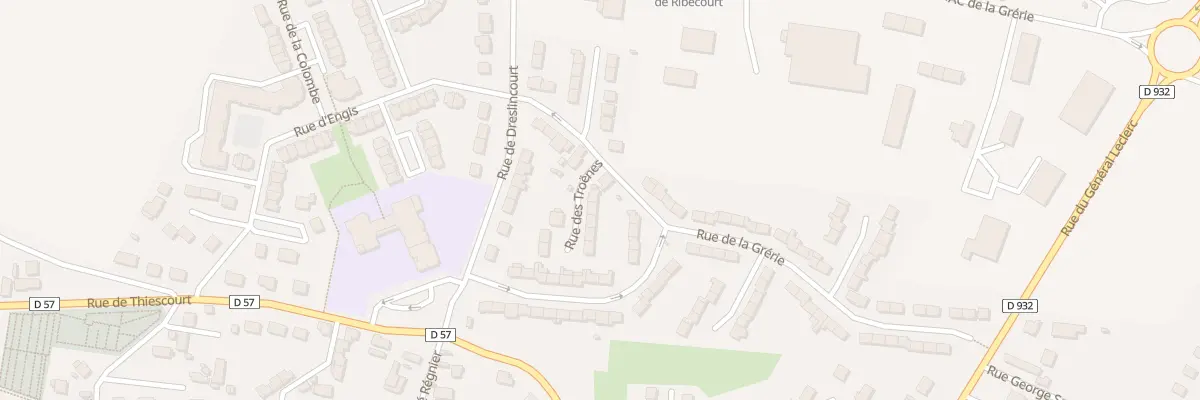 Plan du 27 Rue des Troènes à Ribécourt-Dreslincourt