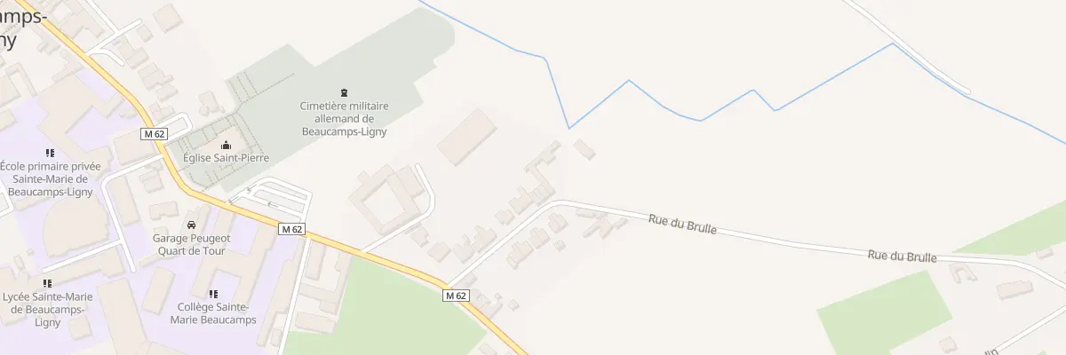 Plan du 16 Hameau du Brule à Beaucamps-Ligny