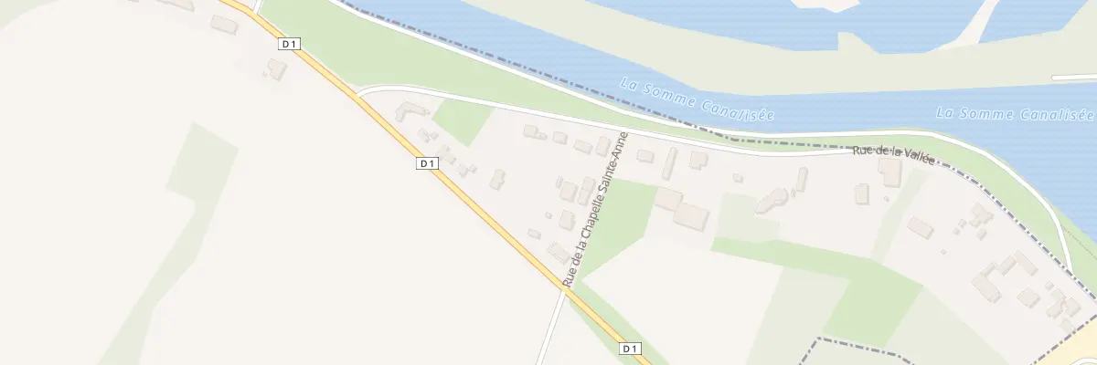 Plan du 11 Rue de la Vallee à Biaches