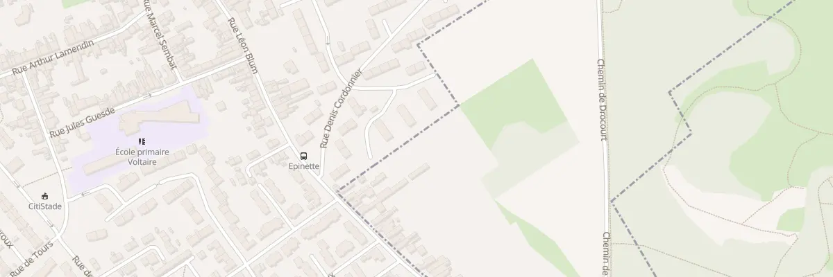 Plan du 1 Rue de Beaumont à Montigny-en-Gohelle