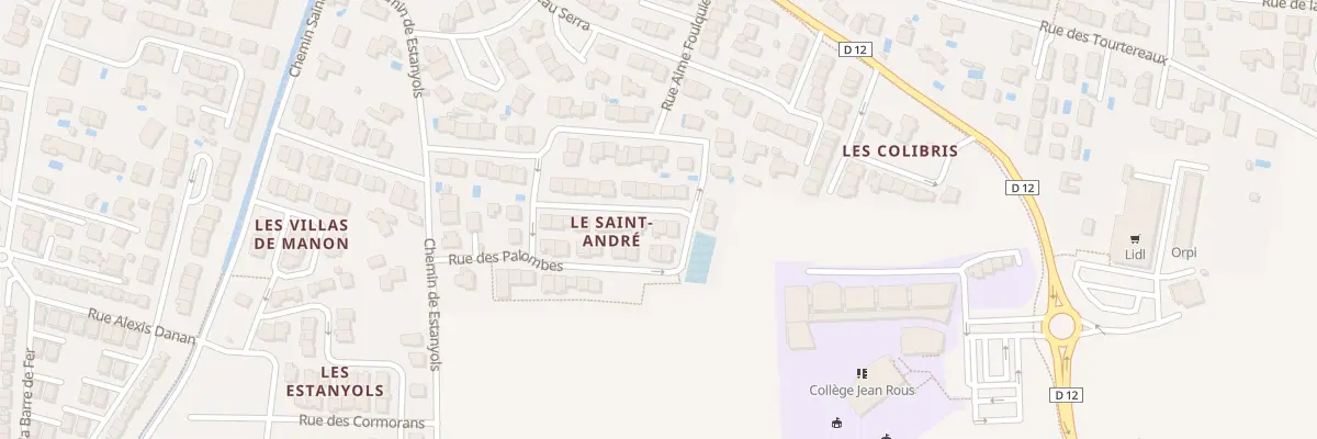 Plan du 3 Rue des Alouettes à Pia
