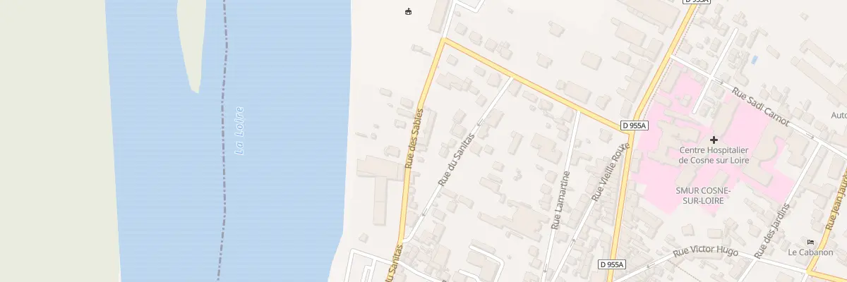 Plan du 10 Rue des Sables à Cosne-Cours-sur-Loire