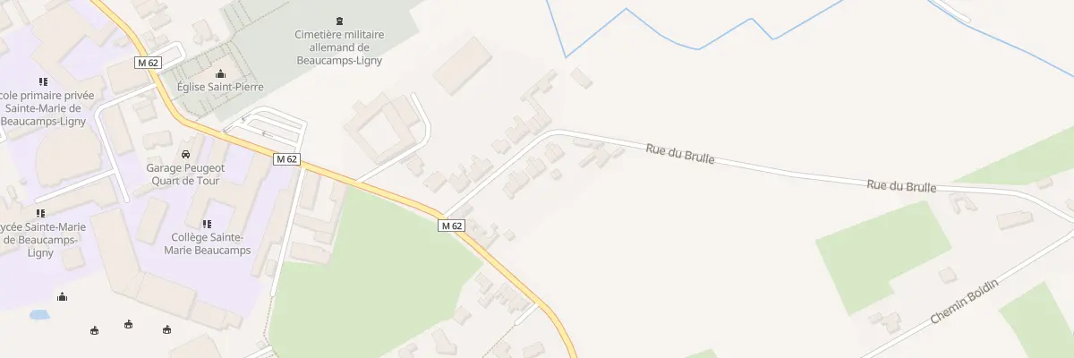 Plan du 5 Rue du Brulle à Beaucamps-Ligny