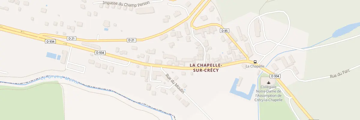 Plan du 34 Rue Nationale à Crécy-la-Chapelle