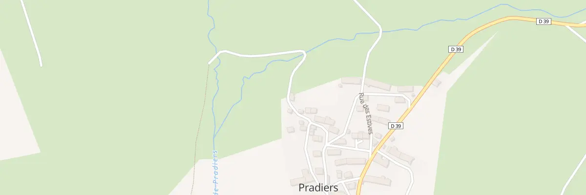Plan du 5048 Le Bourg à Pradiers