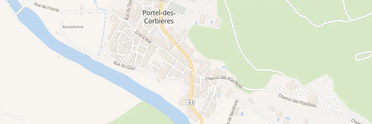 Plan du 86 Av des Corbières à Portel-des-Corbières