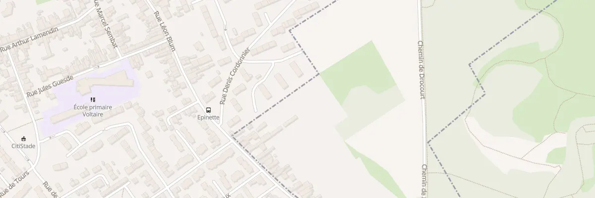 Plan du 3 Rue de Beaumont à Montigny-en-Gohelle