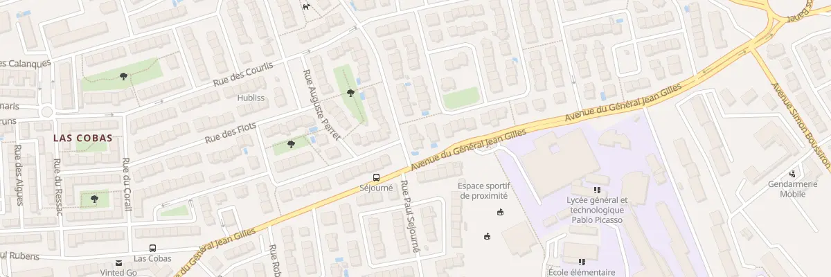 Plan du 4 Rue Eugène Viollet-le-Duc à Perpignan
