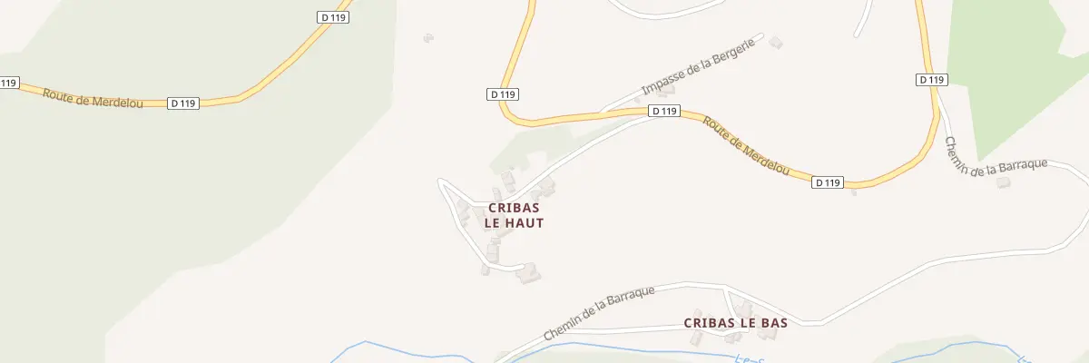 Plan du 5198 Cribas Le Haut à Brusque