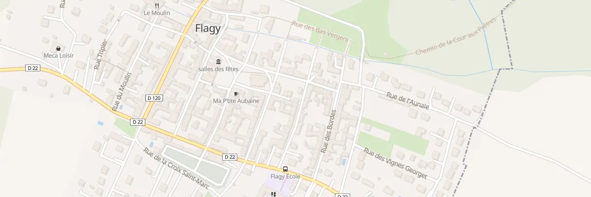 Plan du 4 Rue de l’Hôtel-dieu à Flagy