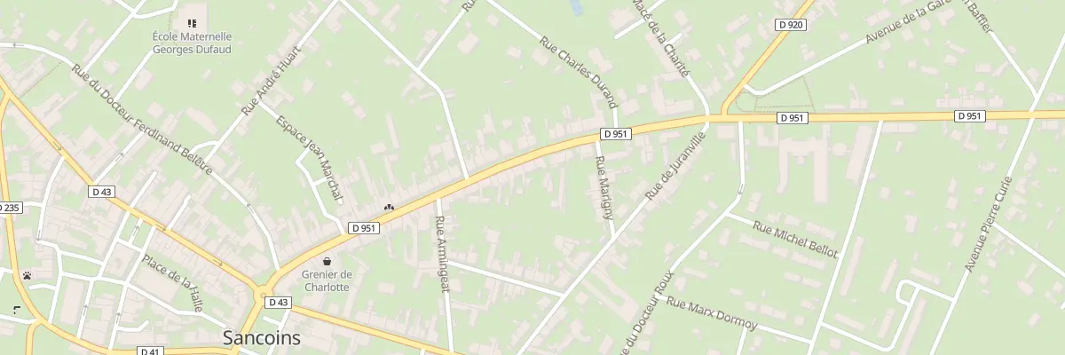 Plan du 54 Rue Maurice Lucas à Sancoins