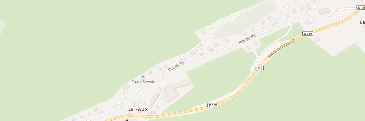 Plan du 28 Rue du Pic à Besse-et-Saint-Anastaise