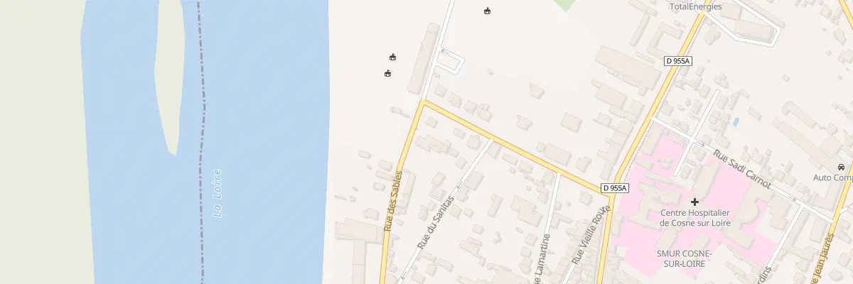 Plan du 12 Rue des Sables à Cosne-Cours-sur-Loire