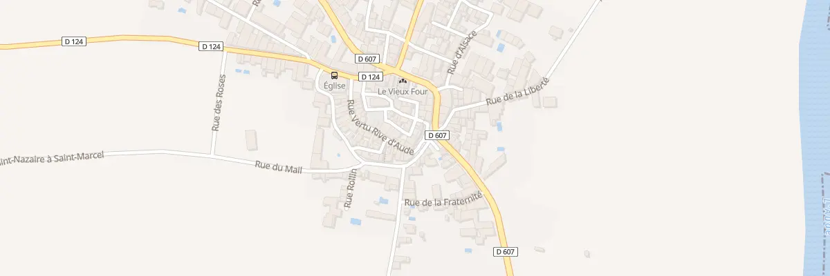Plan du 7 Pl de la Republique à Saint-Marcel-sur-Aude