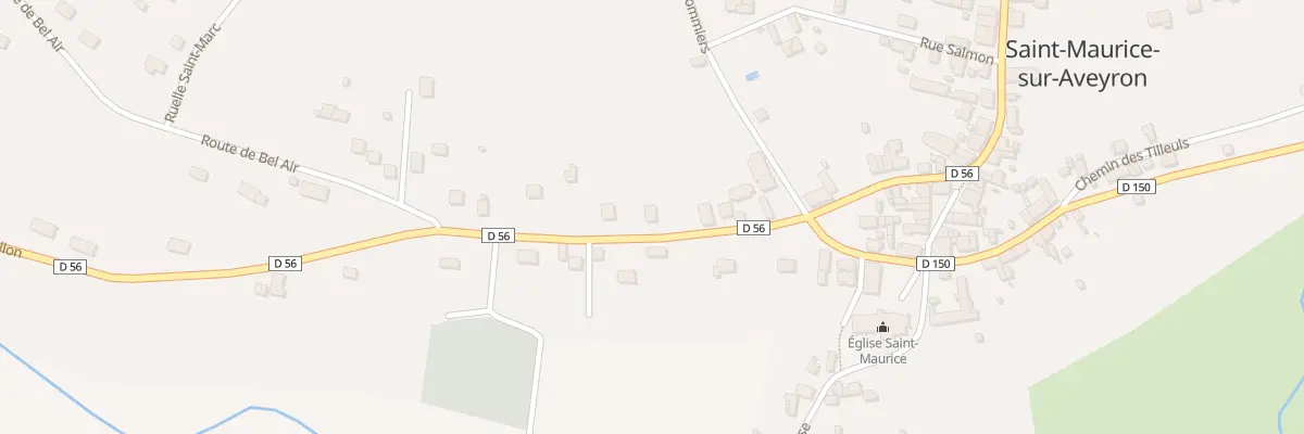 Plan du 12 Rte de Chatillon à Saint-Maurice-sur-Aveyron